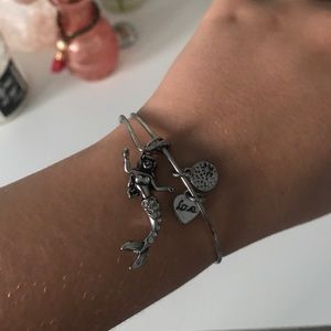 Mermaid charm bracelet
